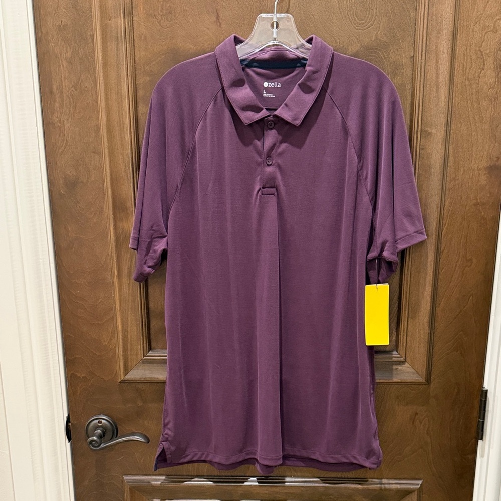 Zella Purple Plum Polo Shirt NWT